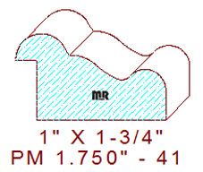 Panel Mould 1-3/4" - 41 Panel Mould 1-3/4" - 41