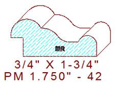 Panel Mould 1-3/4" - 42 Panel Mould 1-3/4" - 42