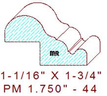 Panel Mould 1-3/4" - 44 