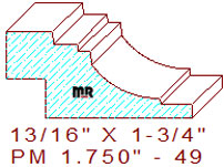 Panel Moulding 1-3/4" - 49 Panel Moulding 1-3/4" - 49