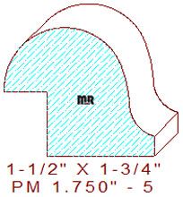 Panel Moulding 1-3/4" - 5 Panel Moulding 1-3/4" - 5