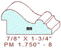 Panel Moulding 1-3/4" - 8 Panel Moulding 1-3/4" - 8