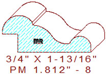 Panel Mould 1-13/16" - 8
