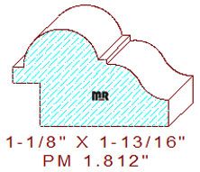 Panel Mould 1-13/16" Panel Mould 1-13/16"
