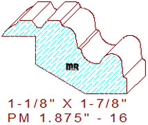Panel Moulding 1-7/8" - 16 Panel Moulding 1-7/8" - 16