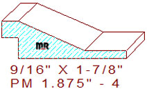 Panel Moulding 1-7/8" - 4 Panel Moulding 1-7/8" - 4