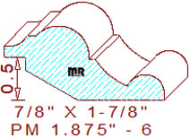 Panel Moulding 1-7/8" - 6 Panel Moulding 1-7/8" - 6