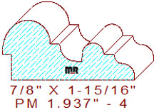 Panel Moulding 1-15/16" - 4