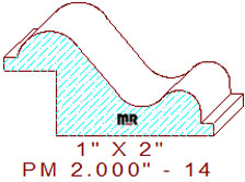 Panel Moulding 2" - 14