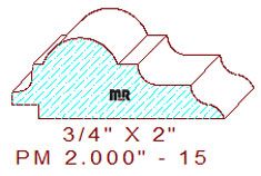 Panel Moulding 2" - 15