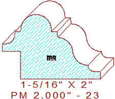 Panel Moulding 2" - 23