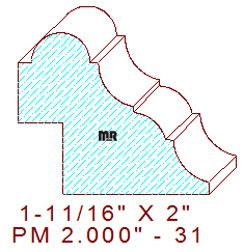 Panel Moulding 2" - 31