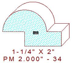 Panel Moulding 2" - 34