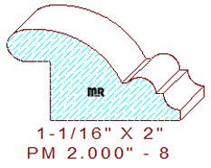 Panel Moulding 2" - 8