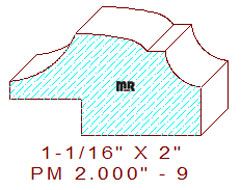 Panel Moulding 2" - 9 Panel Moulding 2" - 9