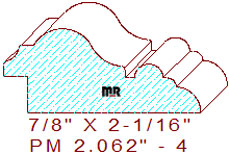 Panel Moulding 2-1/16" - 4