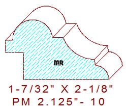 Panel Mould 2-1/8" - 10