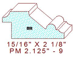 Panel Mould 2-1/8" - 9 