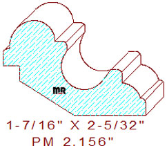 Panel Moulding 2-5/32"