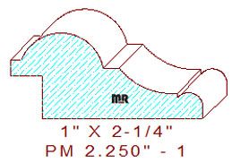 Panel Mould 2-1/4" - 1