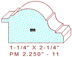 Panel Mould 2-1/4" - 11 Panel Mould 2-1/4" - 11