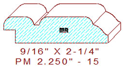 Panel Mould 2-1/4" - 15 