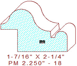 Panel Mould 2-1/4" - 18