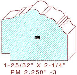 Panel Mould 2-1/4" - 3