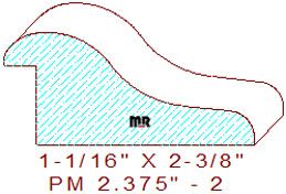 Panel Moulding 2-3/8" - 2