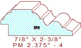 Panel Moulding 2-3/8" - 4