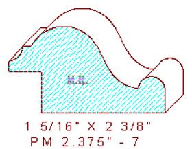 Panel Moulding 2-3/8" - 7 Panel Moulding 2-3/8" - 7