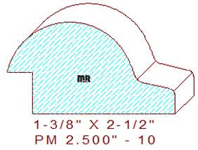 Panel Mould 2-1/2" - 10