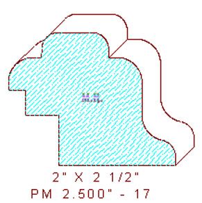 Panel Moulding 2-1/2" - 17