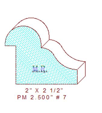 Panel Mould 2-1/2" - 7