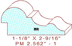 Panel Moulding 2-9/16" - 1