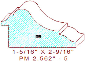 Panel Moulding 2-9/16" - 5