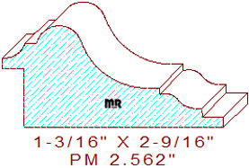 Panel Moulding 2-9/16"