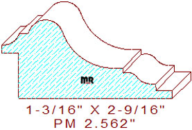 Panel Mould 2-9/16"
