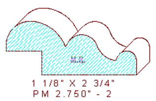 Panel Moulding 2-3/4" - 2