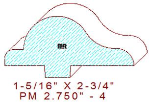 Panel Moulding 2-3/4" - 4 Panel Moulding 2-3/4" - 4