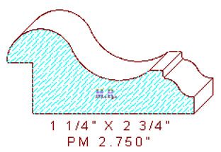 Panel Moulding 2-3/4" Panel Moulding 2-3/4"