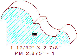 Panel Mould 2-7/8" - 1