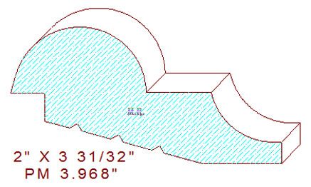 Panel Moulding 3-31/32" 