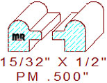 Panel Mould 1/2" Panel Mould 1/2"