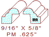 Panel Mould 5/8"