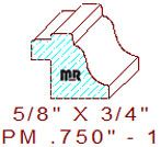 Panel Mould 3/4" - 1