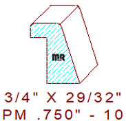 Panel Mould 3/4" - 10 Panel Mould 3/4" - 10
