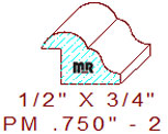 Panel Mould 3/4" - 2 Panel Mould 3/4" - 2