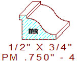 Panel Mould 3/4" - 4 Panel Mould 3/4" - 4