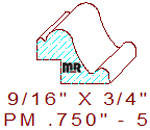 Panel Mould 3/4" - 5 Panel Mould 3/4" - 5
